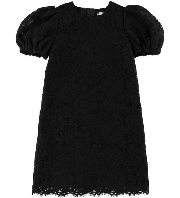 Dolce & Gabbana Kjole - Sort m. Blonder - 8 år (128) - Dolce & Gabbana Kjole