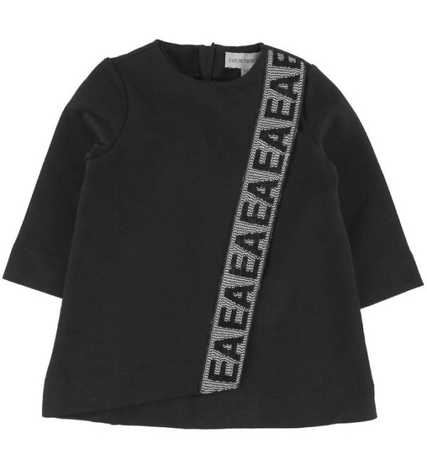 Emporio Armani Kjole - Sort m. Glimmer - 74 - Emporio Armani Kjole