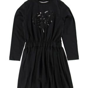 Fendi Kids Kjole - Sort m. Pailletter - 10 år (140) - Fendi Kjole