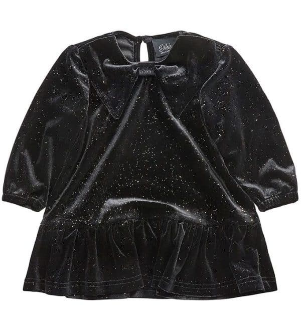Petit by Sofie Schnoor Kjole - Sort m. Glimmer - 1 år (80) - Petit by Sofie Schnoor Kjole