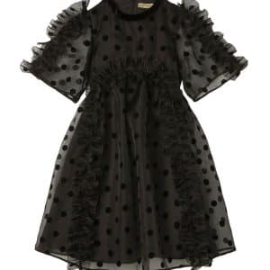 Stella McCartney Kids Kjole - Sort m. Prikker - 8 år (128) - Stella McCartney Kids Kjole