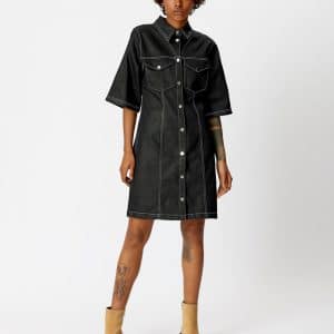 Gestuz Audagz Short Kjole 10905894 7 Sort, Størrelse: 36, Farve: Sort, Dame