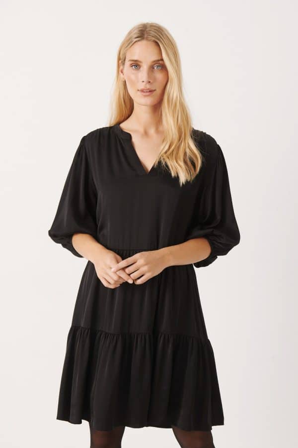 Part Two Hawraspw Kjole 6735 194008 Sort, Størrelse: 40, Farve: Sort, Dame