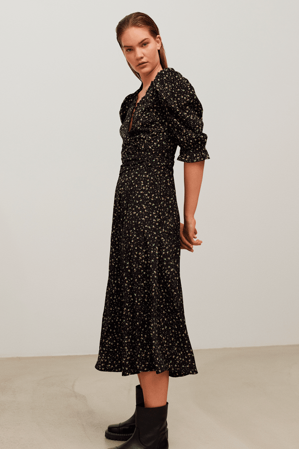 Sofie Schnoor Kjole Ss224313 1000, Farve: Sort, Størrelse: M, Dame