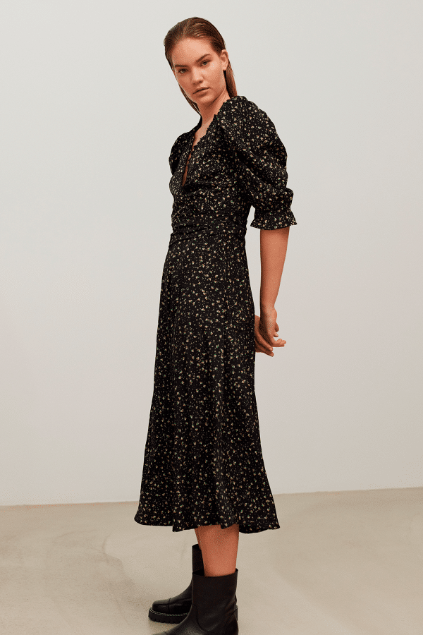 Sofie Schnoor Kjole Ss224313 1000, Farve: Sort, Størrelse: S, Dame