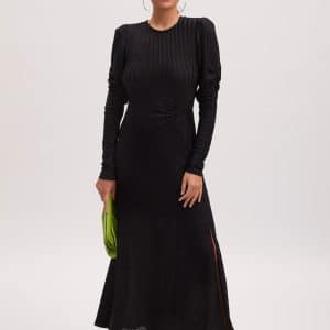 Gestuz Olavagz Kjole 10906890 7 Sort, Størrelse: XL, Farve: Sort, Dame
