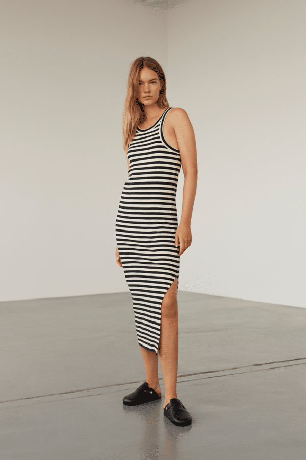 Sofie Schnoor Kjole S232287 1017 Sort, Størrelse: S, Farve: Sort Stripe, Dame
