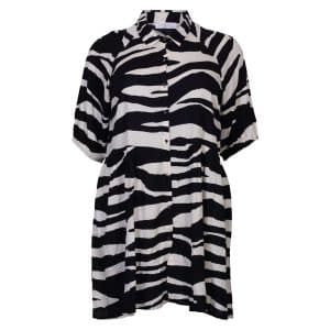 Vanting - Plus size dame kjole - Sort - Str. 46/48