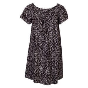 ChaCha - Dame kjole - Sort/prikker - Str. XL