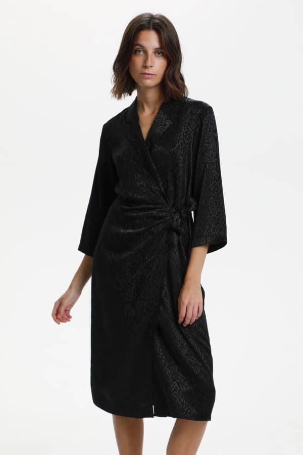 Karen By Simonsen Corakb Kjole 1060 194008, Farve: Sort, Størrelse: 40, Dame