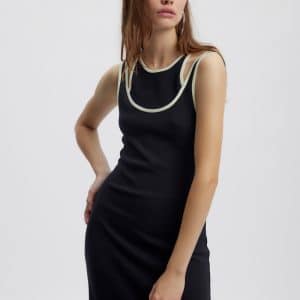 Gestuz Mirigz Kjole 10908213 7 Sort, Størrelse: M, Farve: Sort, Dame