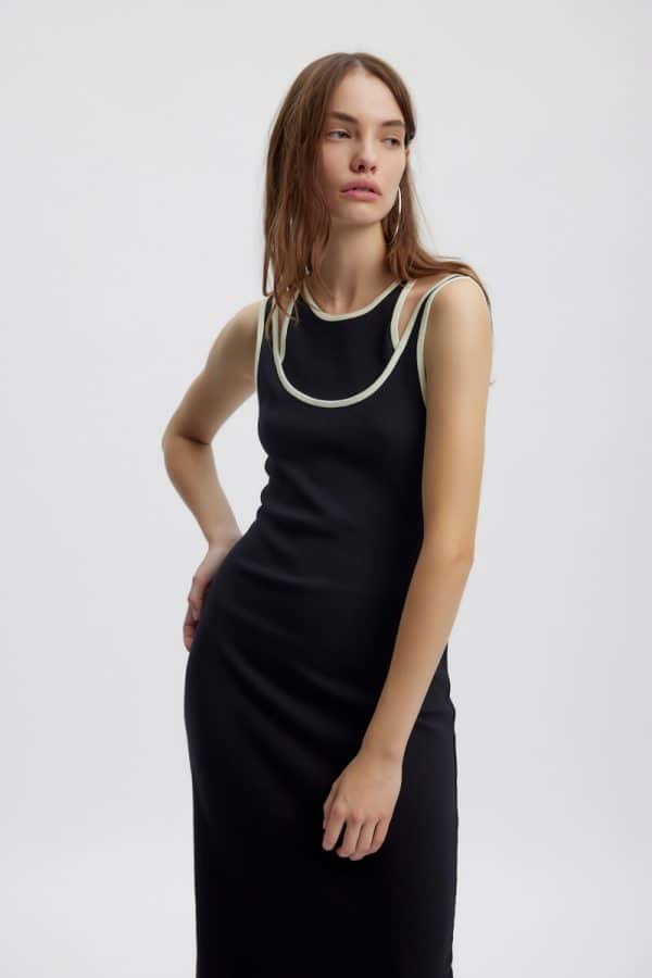Gestuz Mirigz Kjole 10908213 7 Sort, Størrelse: S, Farve: Sort, Dame