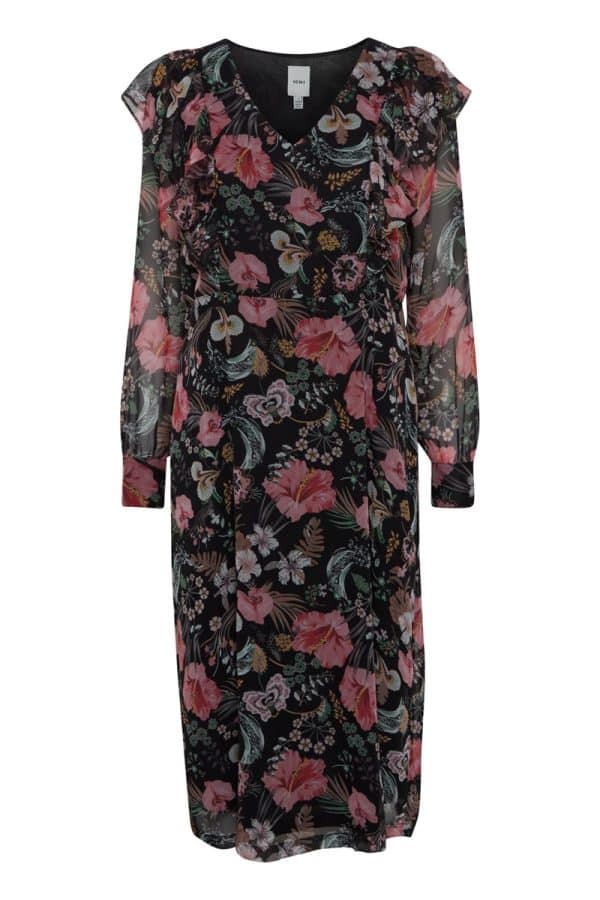 Ichi Filikke Kjole, Farve: Multicolor, Størrelse: 36, Dame