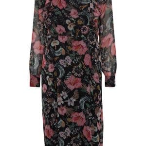 Ichi Filikke Kjole, Farve: Multicolor, Størrelse: 40, Dame