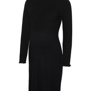Leslie june langærmet kjole - Black - XL