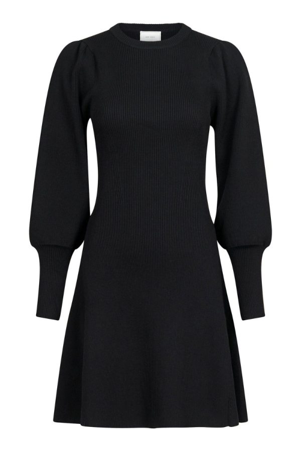 Neo Noir - Kjole - Faran Knit Dress - Black