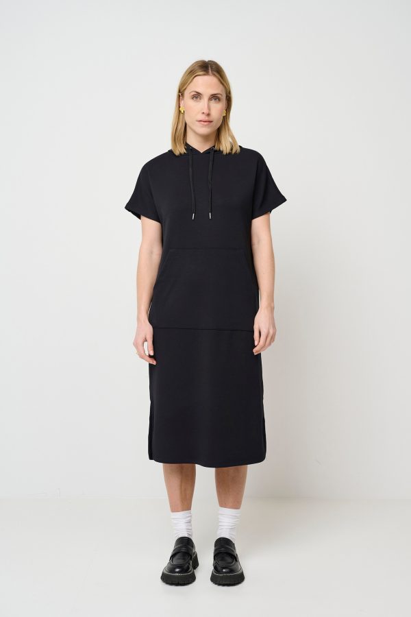 CRÉTON CRHallie hoodie kjole (SORT XS)