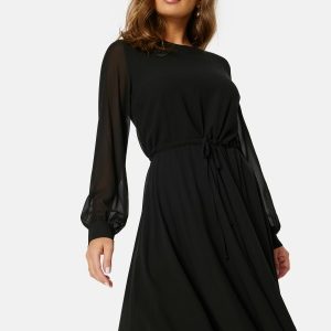 Object Collectors Item Mila L/S O-Neck Dress Black 36
