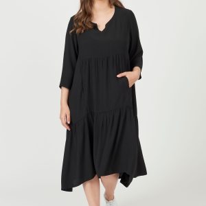 Pont Neuf - Kjole - Pnrigmor - Black - Xl/48-50