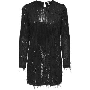 ONLY dame kjole ONLANIKA - Black Black sequins