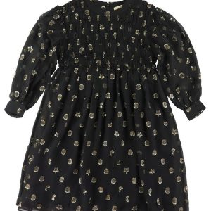 Stella McCartney Kids Kjole - Sort/Guld