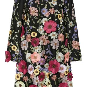 YAS Kjole - Flowering - Black