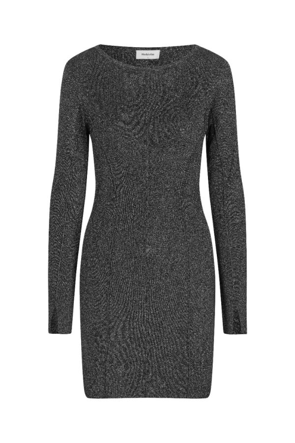 Modström - Kjole - LuckyMD Dress - Dark Silver