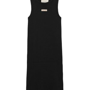 Calvin Klein Kjole - Rib Sleeveless - Ck Black