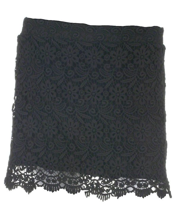 Cost:bart blonde skirt, sort, Nanett - 140 - S