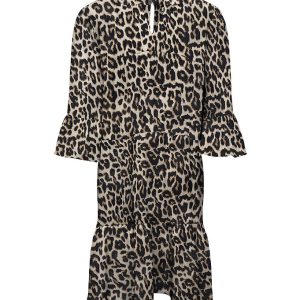Kids Only Kjole - KogGlow - Black/Clara leo