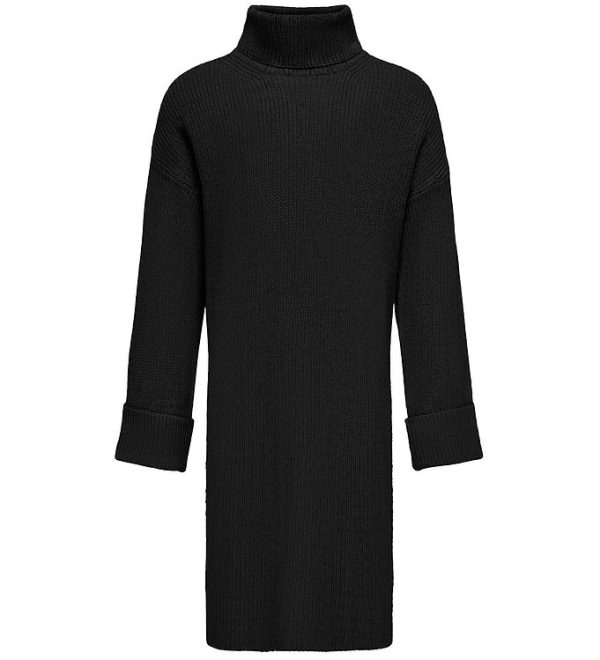 Kids Only Kjole - Strik - KogAnne - Black/Solid