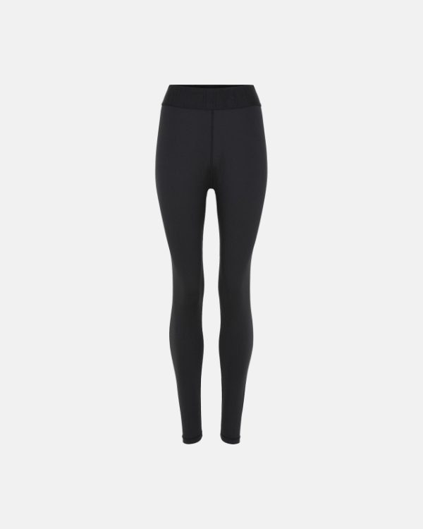 Leggings "logo" | Polyester | Sort