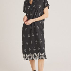 Luxzuz Kjole - Maritoni - Black