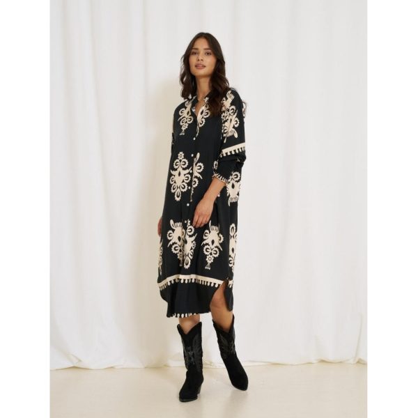 Marta Du Chateau dame kjole MdcMerle 4991b. - Black761