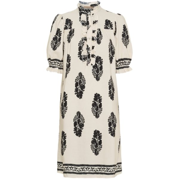 Marta du Chateau dame kjole MdcNaomi 259077-1 - Beige/Black
