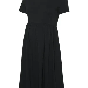 Mia kortærmet skater kjole - BLACK - XL