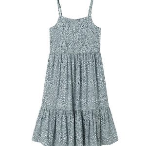 Name It Kjole - NkfJilli - Aqua Gray/Leo
