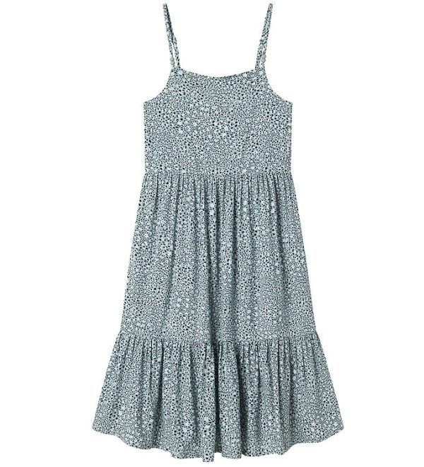 Name It Kjole - NkfJilli - Aqua Gray/Leo