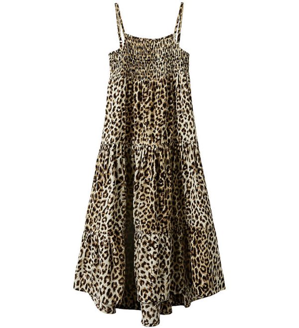 Name It Kjole - NkfVinaya - Black/Leopard