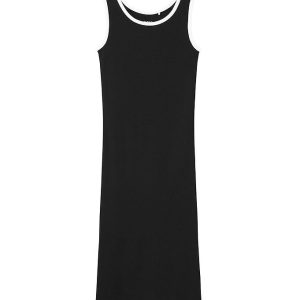 Name It Kjole - Rib - NkfJally - Sort
