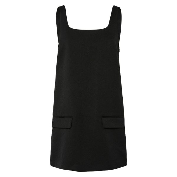 PIECES dame kjole PCFILINE - Black