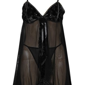 Plys Camisole - Sort