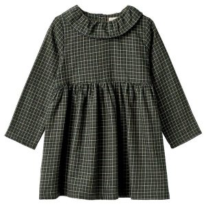 Wheat Kjole - Violetta - Black Coal Check