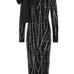 Bruuns Bazaar - Kjole - DaffiBB Keiras Dress - Black/Silver