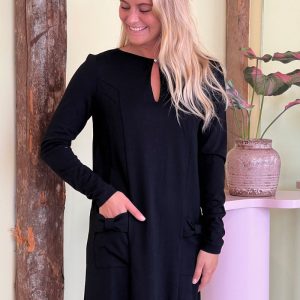 Bruuns Bazaar - Kjole - LuciliaBBCama Dress - Black