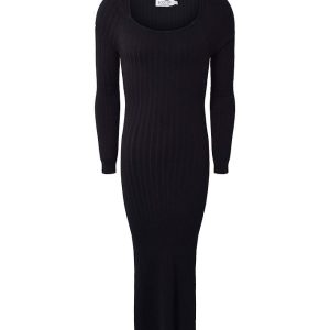 Hound Kjole - Rib - Viskose/Nylon - Sort