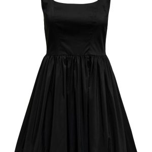 JDY - Kjole - Mio S/L Bubblehem Dress - Black