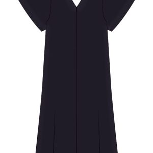 Moves Kjole - Siah Midi - Black