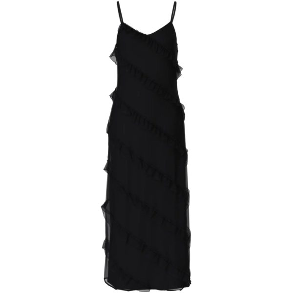 PIECES DAME KJOLE PCTWIRL - Black