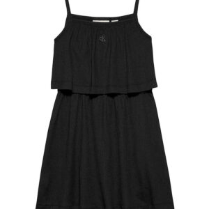 Calvin Klein Kjole - Crinkle Layered - CK Sort